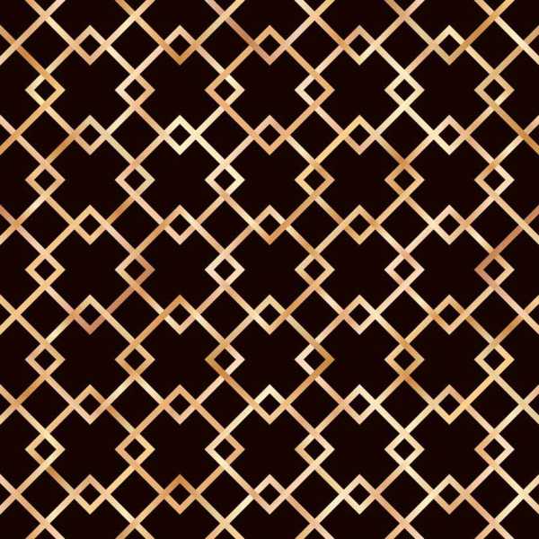 Druk na tkaninie- złote romby na tle w kolorze czarnym