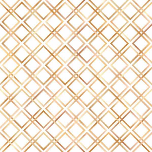 Druk na tkaninie- złota kratka na tle w kolorze białym