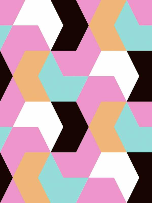 Druk na tkaninie- kolorowe formy geometryczne